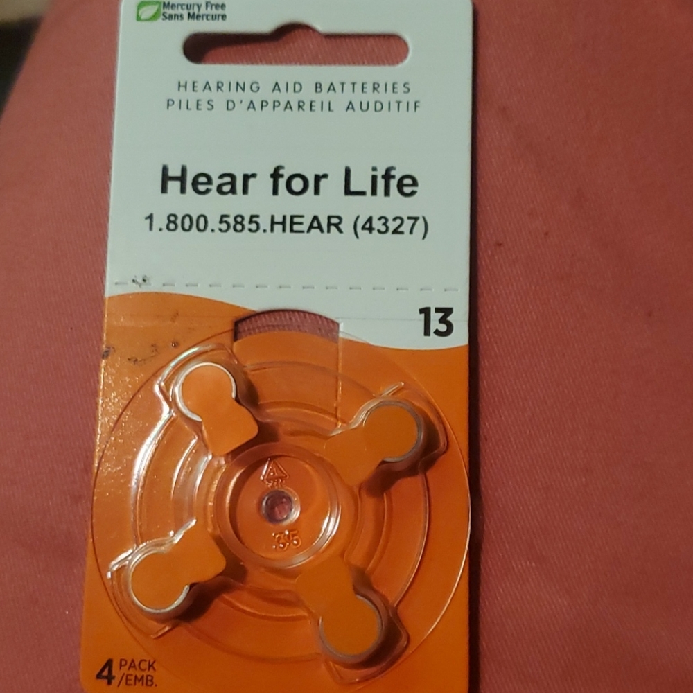 🦻Hear for life" Hearing Aid Battery 🔋 packs 4 to a sleeve or get a whole…